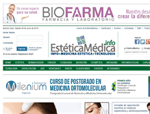 Tablet Screenshot of esteticamedica.info